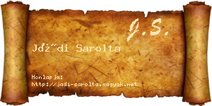 Jádi Sarolta névjegykártya
